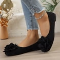thumbnail image 6 of Miluxas Women Fashion Bowknot Flats Comfort Pointed Toe Dress Shoes Black 9(42), 6 of 9
