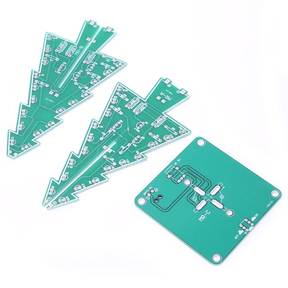 LEDDIY Christmas Tree,3D Christmas Tree DIY PCB Stereo Christmas Tree DIY Electronic Circuit Kit Optimal Efficiency