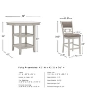 Signature Design by Ashley Furniture Erinberg Antique White Dining Table Set