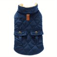 thumbnail image 1 of QJUHUNG Dog Winter Coat  Fleece Dog Winter Jacket  Cold Weather Dog Clothes  Thick Warm Cotton Padding Easy On Storage Pockets, 1 of 6