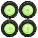 thumbnail image 2 of 4 unids 82mm delantero trasero goma Discos de neumáticos y 10 radios rueda Llantas set para wltoys 144001 1/14 RC off road Coche, 2 of 8