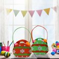 thumbnail image 5 of Wzzjkit Easter Baskets, Easter Bunny Basket for Kids, Cute Easter Bucket Bags with Handles, Bunny Gifts Bags Candy Storage for Boys and Girls, 5 of 6