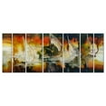 thumbnail image 2 of All My Walls 0130ME00010 Sailing in Moonlight Metal Wall Art, Multi Color - Oversized, 2 of 4