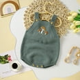 thumbnail image 4 of Mercatoo Warm Toddler Baby Knitted Romper Cotton Sleeveless Boy Girl Flower Sweater Clothes Baby Bodysuit Crawling Set, 4 of 6
