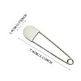 thumbnail image 3 of Needle and Thread Kit Large Pins 3inch Stainless Steel Extra Large Laundry Pins Heavy Duty Silver Strong Pins for Blankets 2PCS Set, 3 of 9