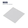 thumbnail image 3 of Uxcell 75mm x 75mm x 0.5mm Rectangle 6061 Aluminum Sheet Flat Metal Plate Stock, 4Pack, 3 of 5