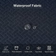 thumbnail image 4 of Stretch Diagonal Jacquard Waterproof Chair Seat Covers for Dining Room Chairs Covers Dining Chair Seat Covers Kitchen Chair Covers with Buckle (Navy,1), 4 of 7