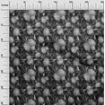thumbnail image 3 of oneOone Polyester Spandex Gray Fabric Florals Craft Projects Decor Fabric Printed By The Yard 56 Inch Wide, 3 of 5
