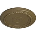 thumbnail image 3 of Ekena Millwork 19 5/8"OD x 1 1/2"P Alexandria Rope Ceiling Medallion (Fits Canopies up to 4 5/8"), Hand-Painted Mississippi Mud, 3 of 6
