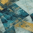 thumbnail image 2 of Dalyn Rugs Machine Washable Indoor/Outdoor Chantille Teal 1'8" x 2'6" Rug, 2 of 7