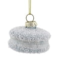 thumbnail image 3 of Northlight Macaroon with Sugar Glass Christmas Ornament - 2" - Blue, 3 of 6