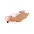 thumbnail image 5 of BLISSFUL STEP Women's Shoes Pointed Toe Sparkly Rhinestone Bow Stiletto Heels Mules Pink 7, 5 of 8
