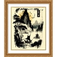 thumbnail image 2 of Maki 15x18 Gold Ornate Wood Framed With Double Matting Wall Art Titled - The Ancient Arts Ii, 2 of 6