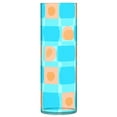thumbnail image 6 of Blue Background Squares Pattern Plastic Vase 11.8'' x 3.9'' Transparent Non Breakable Decorative for Family, 6 of 6