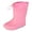 Pink, variant on Rainboots Boots Boys Kids Rain Boots Girls Boots Waterproof Boys Rain Boot Non Slip Rubber Boot Ankle Mud Booties Size 11 (Blue,Little Kids 11)