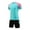 Sky Blue, variant on AHTJRT Kids Jersey Outfits Basketball Football Trainning Uniform Sets Slim Short Sleeve Shirt and Shorts Sweatsuits Set Green 10-11 Years