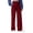 Wine, variant on ManxiVoo Women's High Waisted Ribbed Flare Leggings Yoga Pants with Wide Leg Lounge Trousers for Women Buttery Soft Comfy Everyday Wear L Size Black