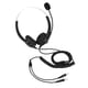 thumbnail image 1 of Auriculares para centro de llamadas con sonido sin pérdidas Orejeras giratorias de 330 ° Auriculares para centro de llamadas Enchufe dual de 3,5 mm (cable de tirachinas de PU), 1 of 5