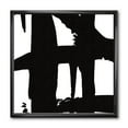 thumbnail image 1 of Designart Chemins croisés noir et blanc II Art mural encadré, 1 of 3