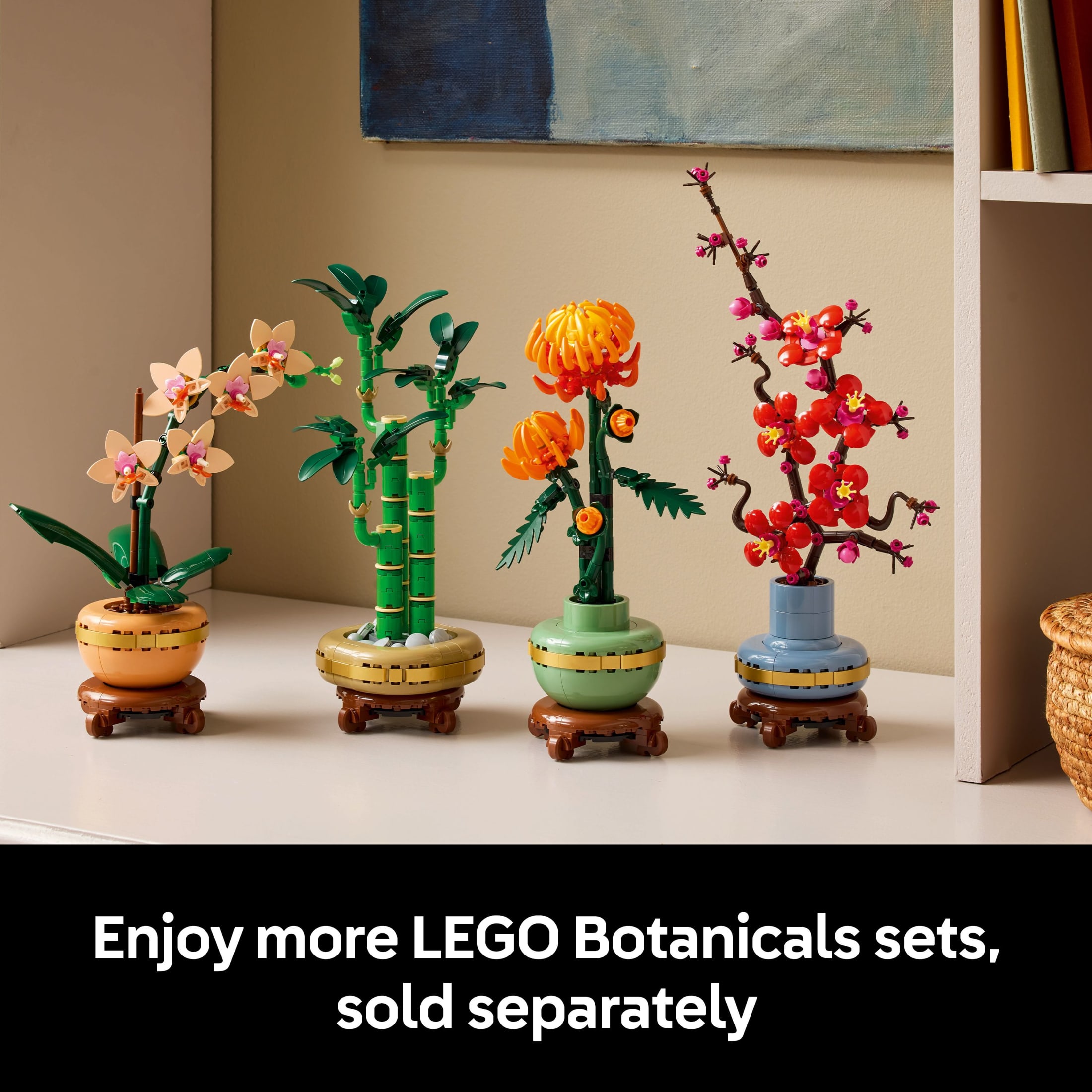 LEGO Botanicals Bambú de la Suerte Set de Construcción - Plantas Artificiales para Decoración de Interiores, Adultos Mayores de 18 Años - Idea de Regalo Única para Cumpleaños - Plantas Falsas para Mesa, Escritorio, Oficina - 10344 8