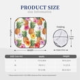 thumbnail image 6 of Uemuo Hawaiian Pineappl Printed 2 PCS Car Windshield Sun Shade, Auto Sun Heat and UV Rays Blocker, Foldable Automotive Front Window Sunshade Protector, 6 of 7