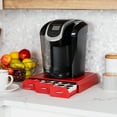 thumbnail image 3 of Mind Reader Coffee Pod Organizer with 3 Drawers, 36 Pod Capacity, Countertop, Red 1 per pack, 3 of 8