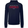 thumbnail image 2 of Men's Levelwear Navy Washington Capitals Mandate Carve Tri-Blend Pullover Hoodie, 2 of 3