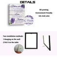thumbnail image 3 of Ladies and gentlemen Bathroom Rules canvas Wall Decor, Lavender purple theme Bathroom Decor Wall Art,Farmhouse Toilet Wall Decor,Rustic Bathroom Funny Rules Prints Signs Framed 12"x15", 3 of 6