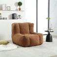 thumbnail image 6 of Lazy Sofa Chair Fluffy bean bag chair, comfortable bean bag for adults, super soft lazy sofa chair with memory foam and ottoman, indoor modern focus bean bag chair for living room, bedroom, apartment, 6 of 11