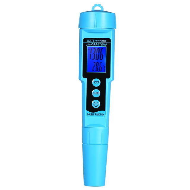 Medidor De Ph / Orp / Temp Profesional 3 En 1 Detector De Agua Multiparamétrico Lcd Digital Tomshoo Medidor de TEMPERATURA