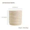 thumbnail image 7 of MOALCOFER Small Round Outdoor Side Table,Lightweight Accent Patio Side Table with Concrete Finish, 7 of 7