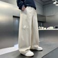 thumbnail image 4 of Generic Teen Boys Sweatpants Wide Leg Baggy Pants Open Bottom Athletic Kid Loose Fit Athletic Joggers Trousers Casual Soft Schoolwear, 4 of 4