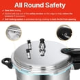 thumbnail image 4 of 5.3 Quart Pressure Cooker, 10 PSI Induction Compatible Canner with Triple Valves & Safety, 4 of 6