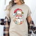 thumbnail image 5 of Patchwork Santa Claus T-Shirt, Retro Christmas Holiday Tee, 5 of 10