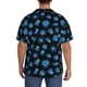 thumbnail image 3 of Fotbe Blue Octopus Camisa Estampada de Manga Corta para Hombre, Casual de Verano, Estilo Playero, Sin Arrugas-3X-Large, 3 of 5