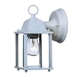 thumbnail image 1 of Builder's Choice 1-Light Textured White Wall Light, 1 of 1