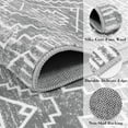 thumbnail image 2 of HAHDAXIA Moroccan Area Rugs 3x5,Gray Washable Entry Rug,Non-Slip Boho Small Bedroom Throw Mat,Non-Shedding Farmhouse Soft Low Pile Floor Carpet for Kitchen Bathroom Living Room, 2 of 6