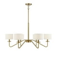 thumbnail image 2 of Trade Winds Lighting 6-Light Chandelier In Natural Brass, 2 of 7