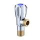 thumbnail image 2 of Grifo de fregadero de baño duradero, cierre de agua fría y caliente, interruptor de separador de agua con núcleo , válvula de cierre de ángulo Azul Soledad Válvula de cierre de ángulo, 2 of 8