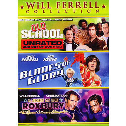 Will Ferrell 2011 Collection Old School (Unrated) / Blades Of Glory / A Night At The Roxbury