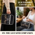 thumbnail image 5 of Xixirimido Bible Cover Case for Women Men, Large Bible Bag Bible Study Supplies Accessories Quilted Bible Carrying Cases with Handle Christian Gift, Black Dachshund Dog, 5 of 7