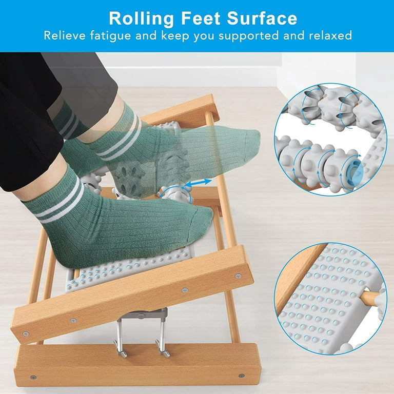 Rolling Foot Rest For Under Desk At Work Scrollable - Temu