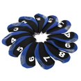 thumbnail image 3 of Neopreno Golf Club Irons Covers, Golf Wedges Headcovers Head Protector, con número Golf Head Covers Golf Gears para deportes al aire libre golfistas Azul Sunnimix Cubierta de cabeza de hierros de golf, 3 of 8