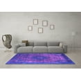thumbnail image 3 of Ahgly Company Indoor Square Oriental Purple Industrial Area Rugs, 8' Square, 3 of 4