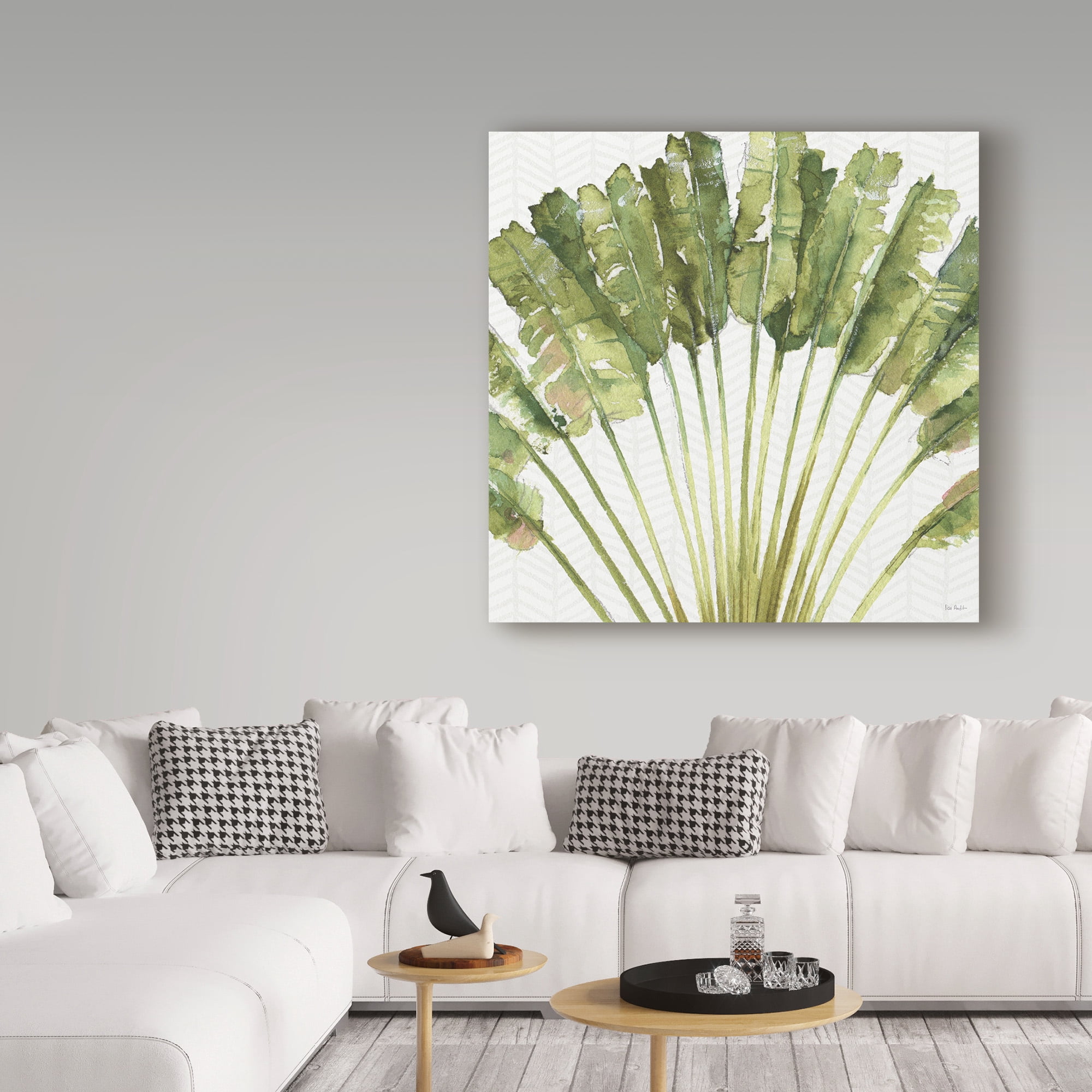 Trademark Fine Art 'Mixed Greens VIII' Canvas Art by Lisa Audit
