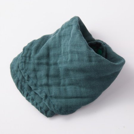

QWZNDZGR Kangobaby 100% Cotton Solid Print Color Muslin Cotton Infinite Scarf Baby Bib Soft Breathable Baby Burp Cloth