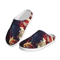 thumbnail image 2 of Kdxio Watercolor Bald Eagle Women's Men's Slippers Plush Slip-On House Slipper for Winter Indoor Soft Cushion Non-slip Fluffy Slides Slippers-39/40, 2 of 7