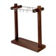 thumbnail image 2 of Organizador de collares, regalo para mujer, para colgantes y llaveros, estante de almacenamiento de escritorio Madera oscura de 32 cm, 2 of 9