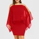 thumbnail image 2 of Vestido largo con volantes de encaje para mujer talla grande - Hombros descubiertos y manga media - Vestido de noche formal retro - Para bodas y bailes de graduación, 2 of 8