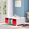 thumbnail image 3 of RiverRidge® Home 6-Cubby Storage Activity Table in White for Kids with 2-Piece Bins, 3 of 4